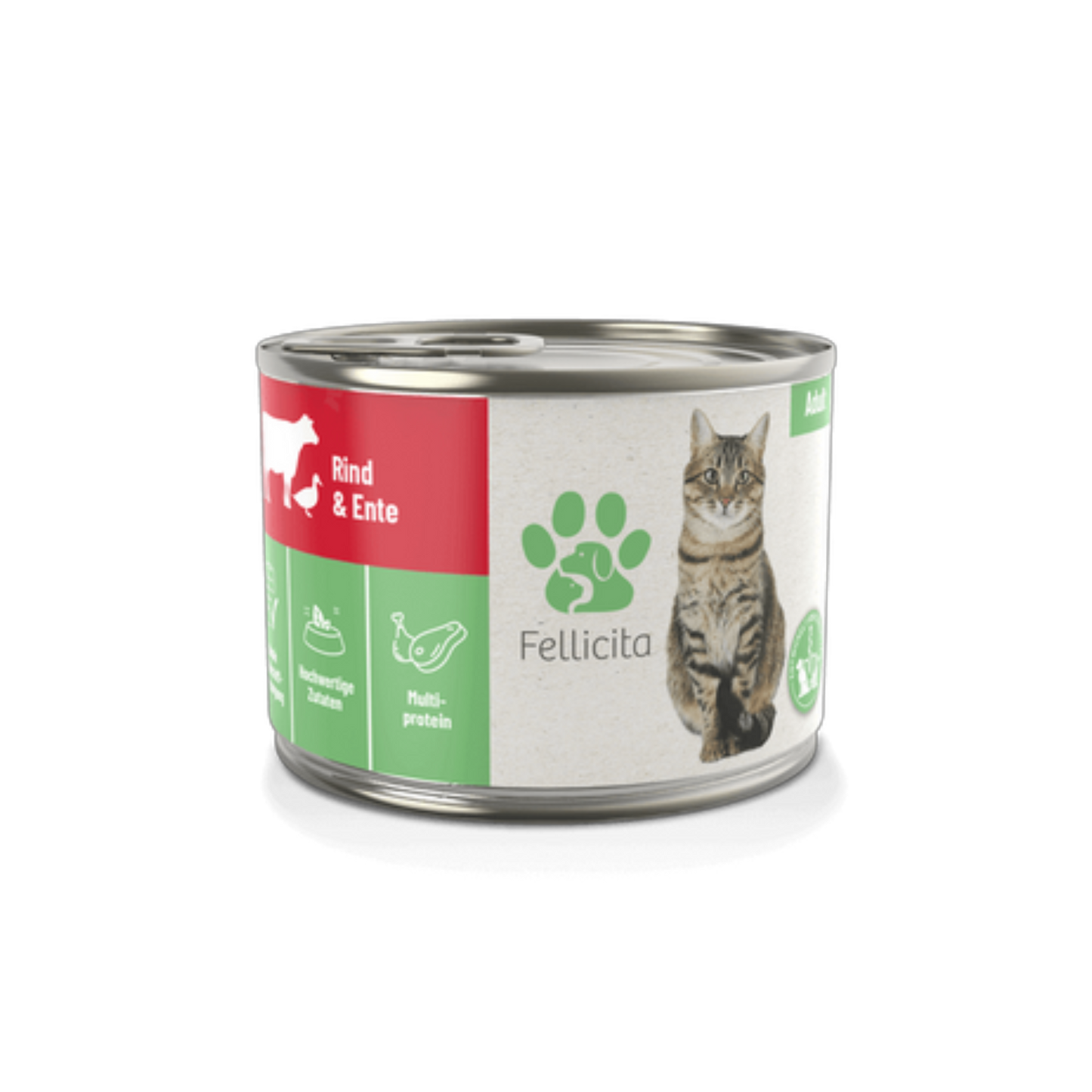 Fellicita Rind & Ente – Feinkost für anspruchsvolle Katzen. Weich, aromatisch, ausgewogen