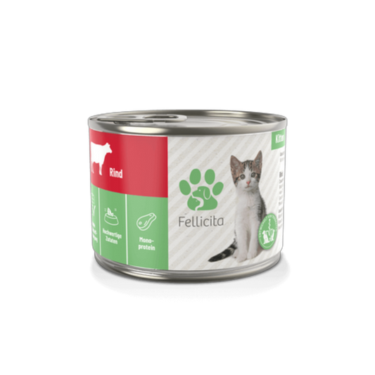 Fellicita Rind für Kitten – Die besonders leckere Feinkost für kleine Feinschmecker
