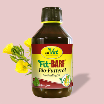 Fit-BARF Bio-Futteröl – Multispektrum-Omega-Boost für Vitalität & Fellgesundheit