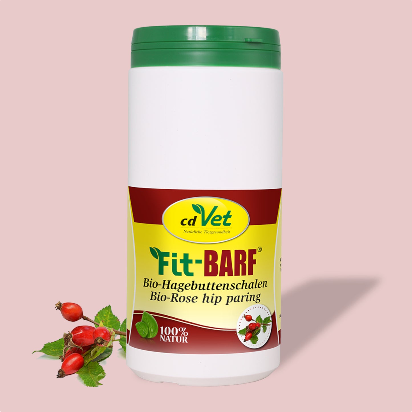 Fit-BARF Bio-Hagebuttenschalen – Natürlicher Vitamin-C-Booster & Pflanzenpower für Hunde