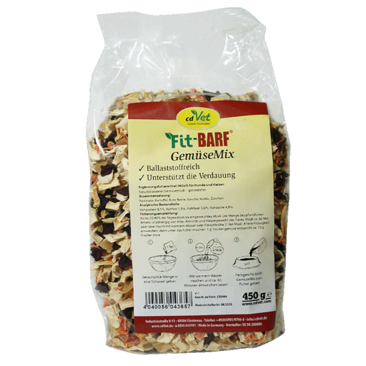 Fit-BARF GemüseMix – Natürliche Gemüsevielfalt für eine ausgewogene BARF-Ernährung