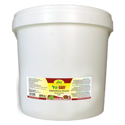 Fit-BARF Gemüseflocken Dreierlei – Karotte, Süßkartoffel & Zucchini für leichte, natürliche BARF-Power