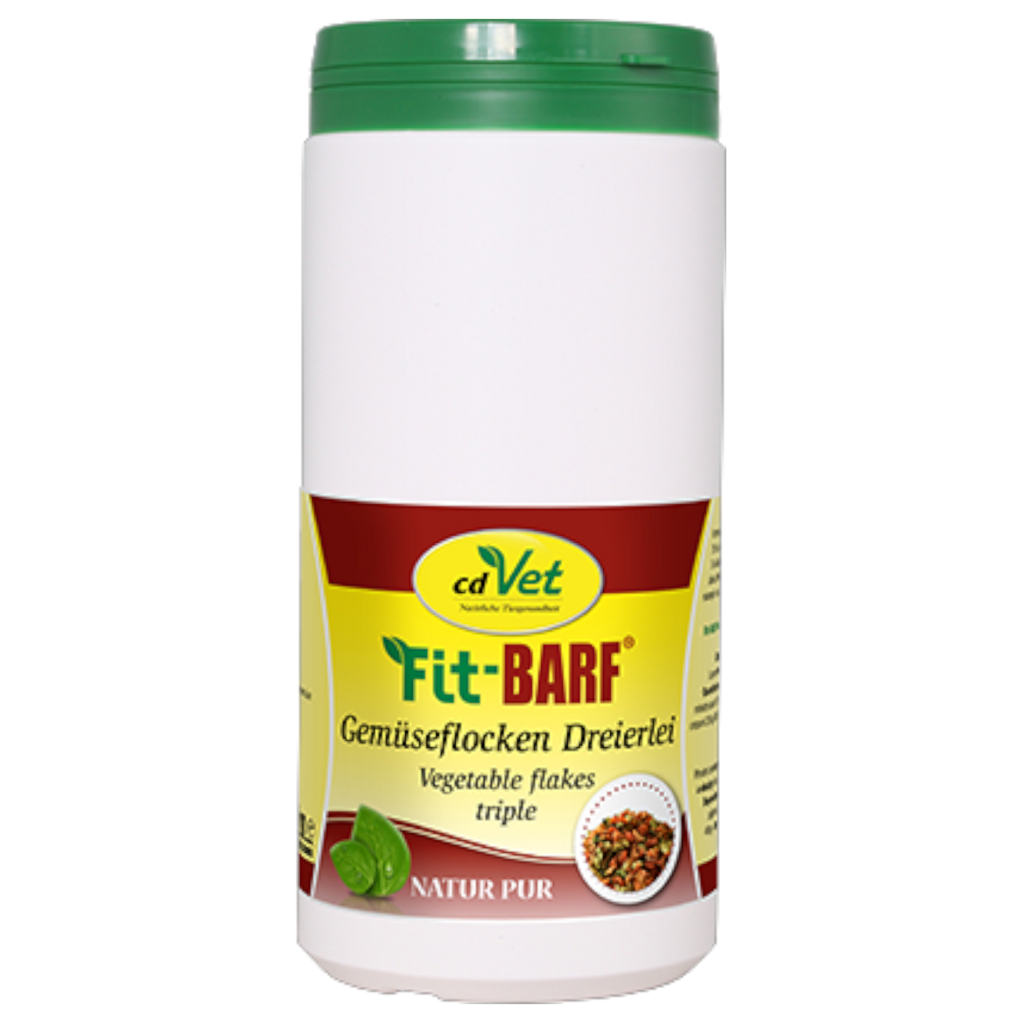 Fit-BARF Gemüseflocken Dreierlei – Karotte, Süßkartoffel & Zucchini für leichte, natürliche BARF-Power