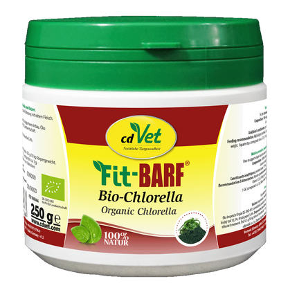 Fit-BARF Bio-Chlorella – Natürlicher Toxinbinder & Chlorophyll-Boost für Hunde und Katzen