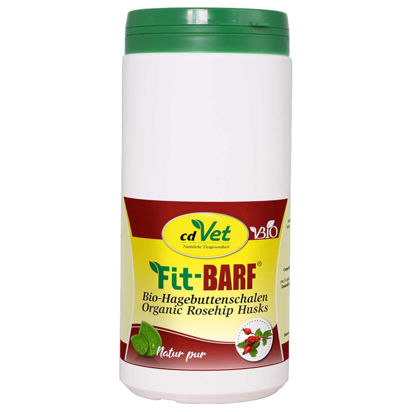 Fit-BARF Bio-Hagebuttenschalen – Natürlicher Vitamin-C-Booster & Pflanzenpower für Hunde