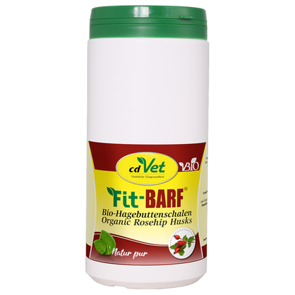 Fit-BARF Bio-Hagebuttenschalen – Natürlicher Vitamin-C-Booster & Pflanzenpower für Hunde