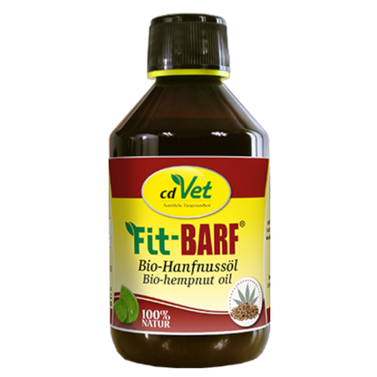 Fit-BARF Bio-Hanfnussöl – Premium-Omega-Power für Haut, Fell & Immunsystem
