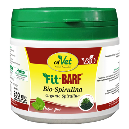 Fit-BARF Bio-Spirulina – Hochkonzentrierter Mikro-Nährstoffträger für Vitalität & Stoffwechselbalance