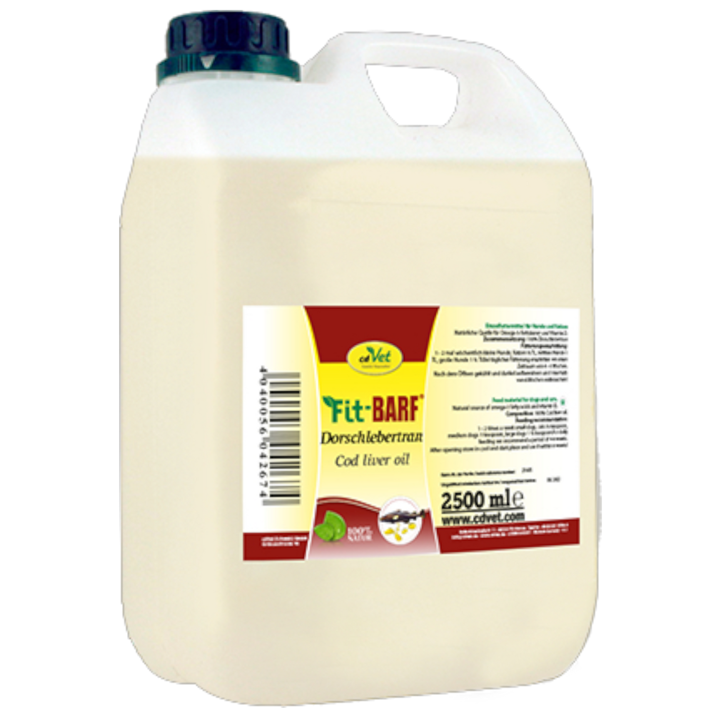 Fit-BARF Dorschlebertran – Reines Omega-3-Poweröl für Haut, Immunsystem & Knochenkraft