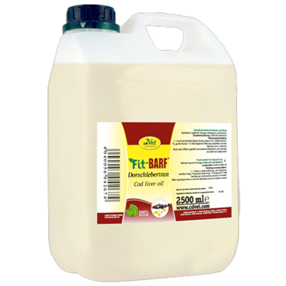 Fit-BARF Dorschlebertran – Reines Omega-3-Poweröl für Haut, Immunsystem & Knochenkraft