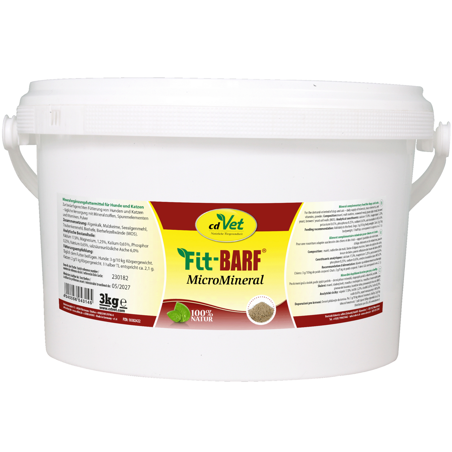Fit-BARF MicroMineral – Natürliche Mikronährstoff-Power für Hunde & Katzen