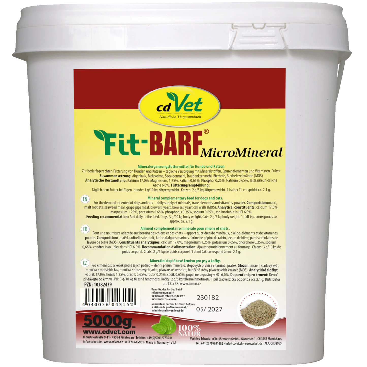 Fit-BARF MicroMineral – Natürliche Mikronährstoff-Power für Hunde & Katzen