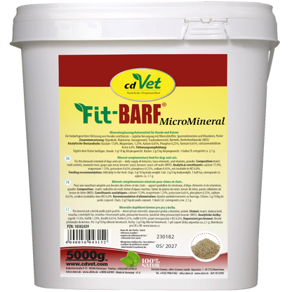 Fit-BARF MicroMineral – Natürliche Mikronährstoff-Power für Hunde & Katzen