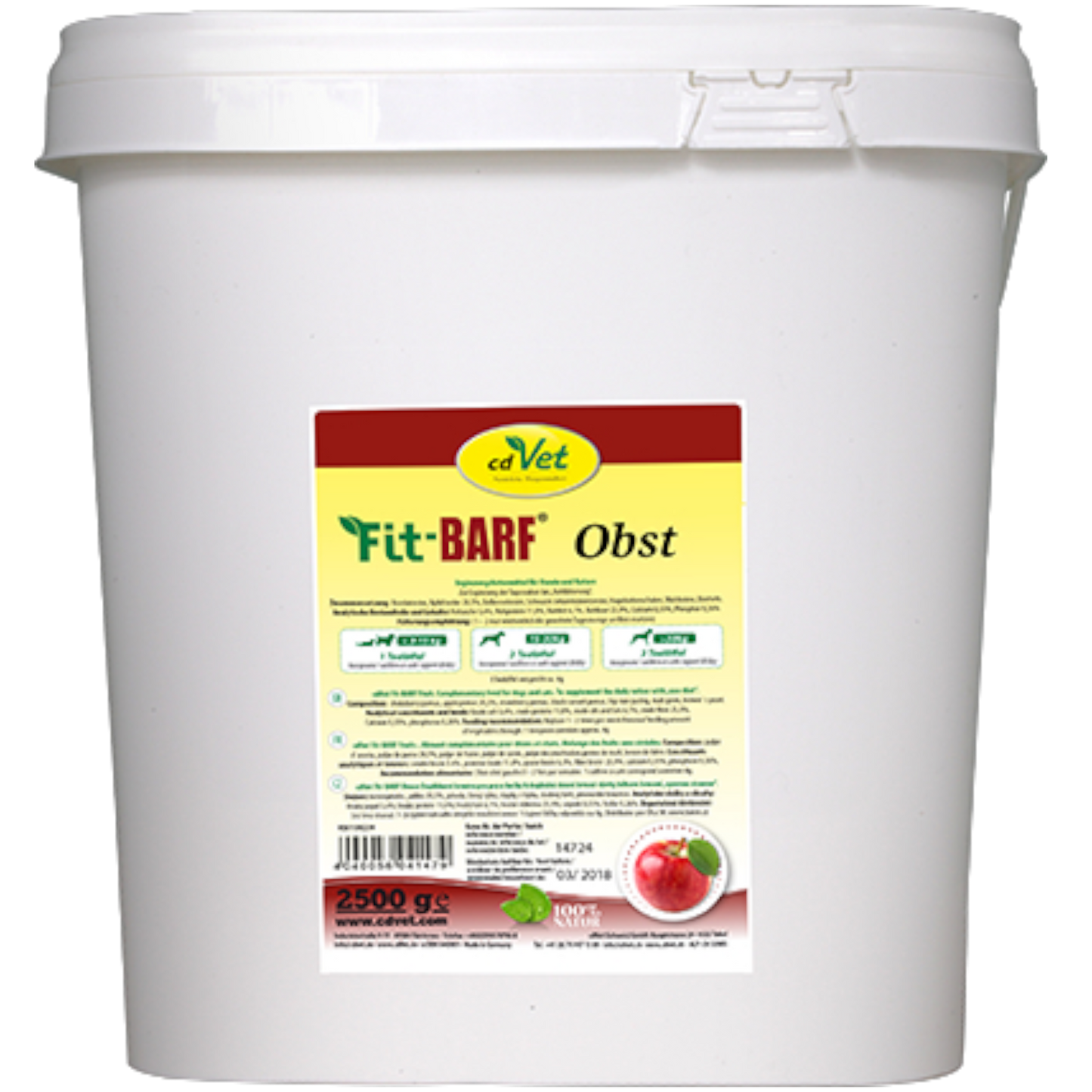 Fit-BARF Obst – Natürliche Vitaminpower & fruchtige BARF-Ergänzung für Hunde & Katzen