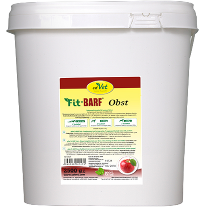 Fit-BARF Obst – Natürliche Vitaminpower & fruchtige BARF-Ergänzung für Hunde & Katzen