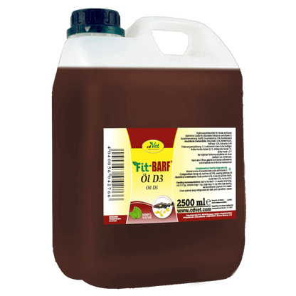 Fit-BARF Öl D3 – Vitalstoff-Power für Knochen, Abwehr & Energie