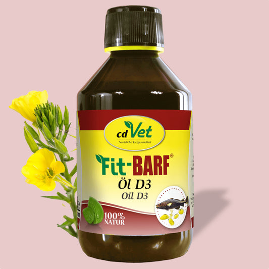 Fit-BARF Öl D3 – Vitalstoff-Power für Knochen, Abwehr & Energie