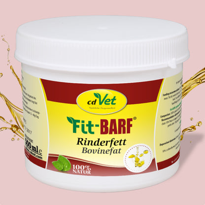 Fit-BARF Rinderfett – Hochwertige Energiequelle für BARF & High-Energy-Fütterung