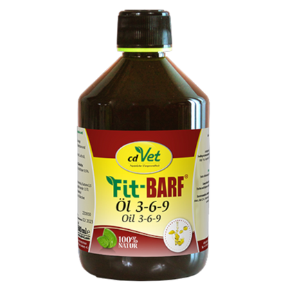 Fit-BARF Öl 3-6-9 – Premium-Omega-Komplex für Haut, Fell & Abwehrkraft