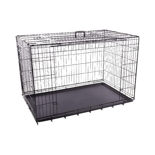 Flamingo Drahtkäfig Nyo Schwarz – Extra robust, clever designt & sicher für unterwegs und zu Hause