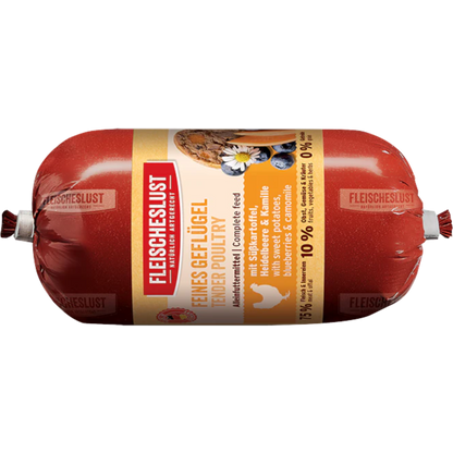 Fleischeslust Dog - Feines Geflügel mit Süßkartoffel, Heidelbeere & Kamille