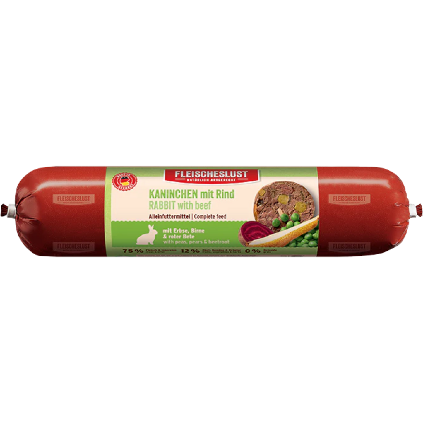 Fleischeslust Dog - Kaninchen mit Rind, Erbse, Birne & Roter Bete