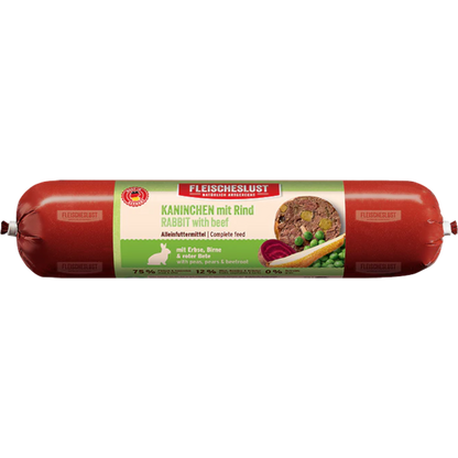 Fleischeslust Dog - Kaninchen mit Rind, Erbse, Birne & Roter Bete