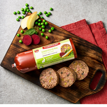 Fleischeslust Dog - Kaninchen mit Rind, Erbse, Birne & Roter Bete