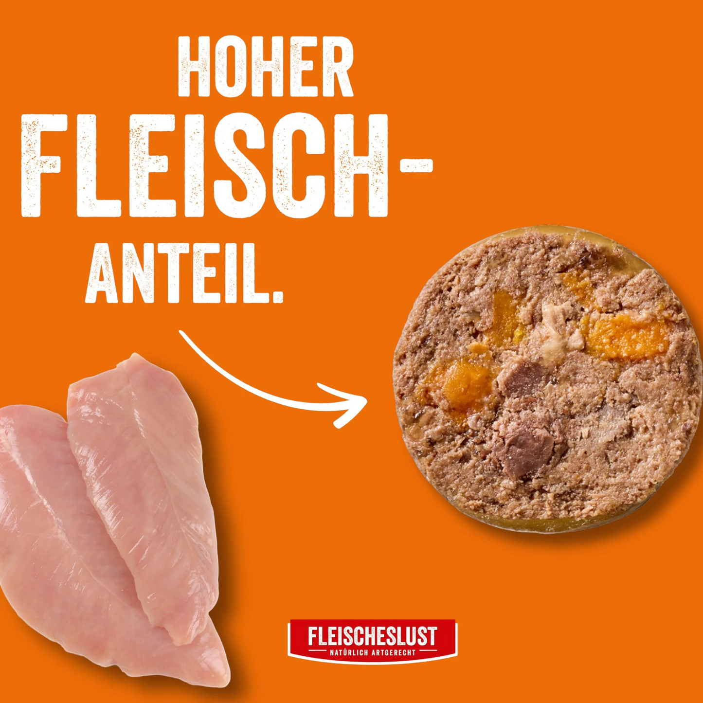 Fleischeslust Dog - Magere Pute mit Süßkartoffel