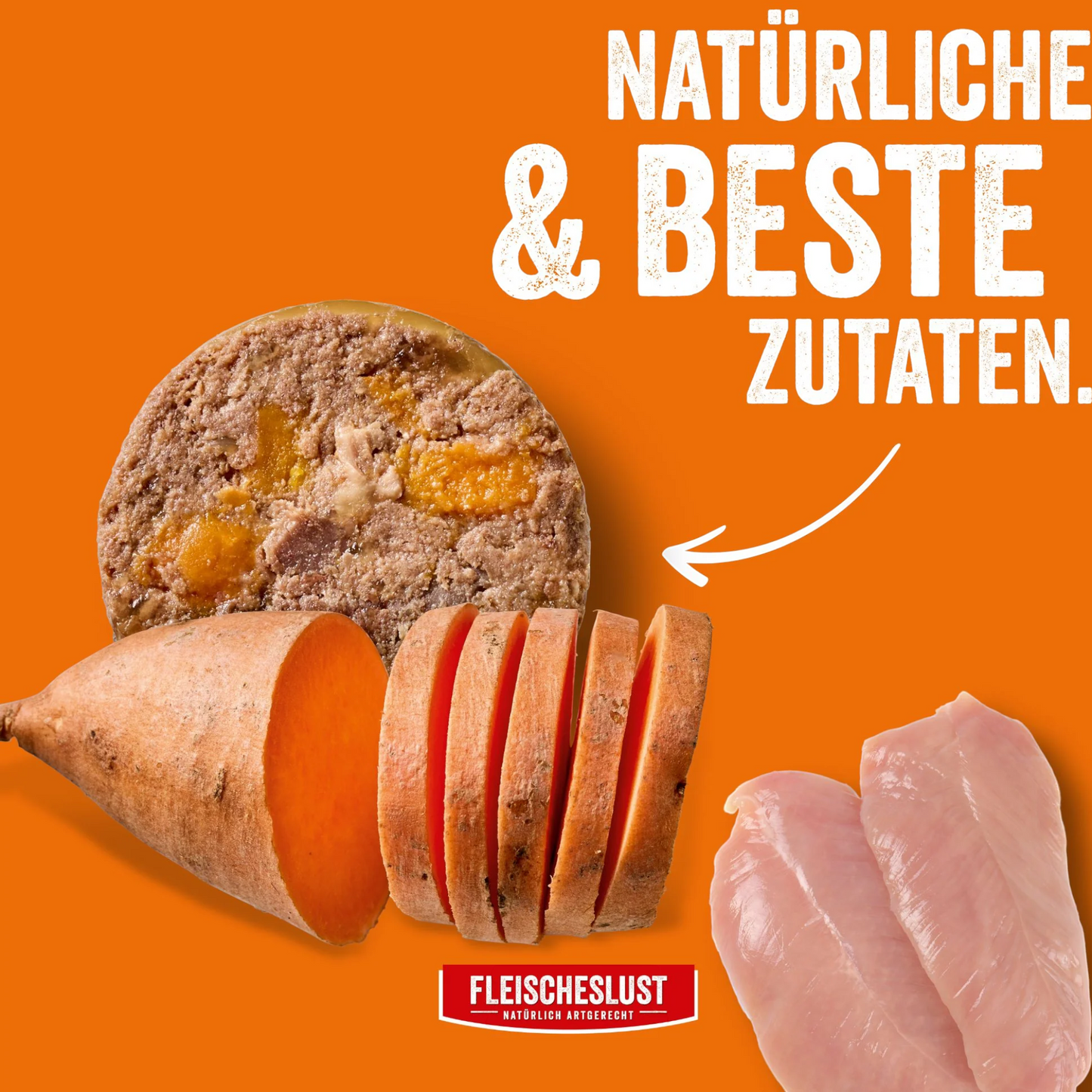 Fleischeslust Dog - Magere Pute mit Süßkartoffel
