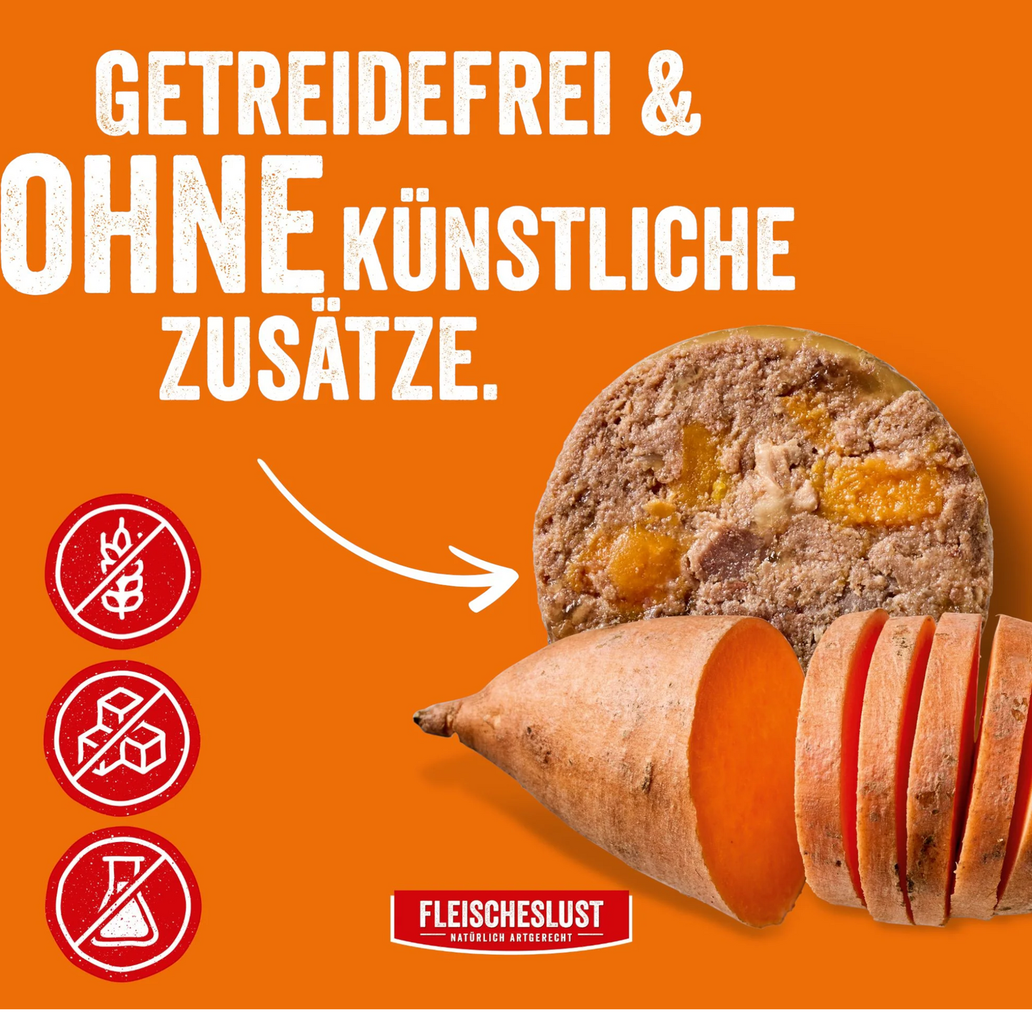 Fleischeslust Dog - Magere Pute mit Süßkartoffel