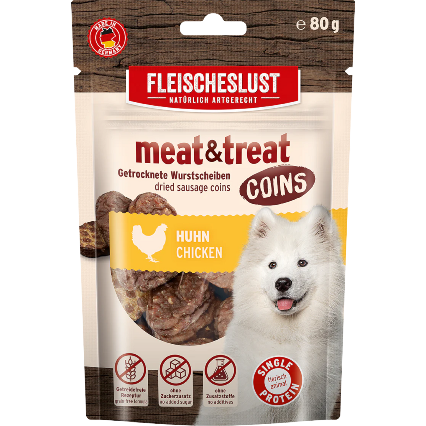 Fleischeslust Dog - Meat & Treat Coins Huhn
