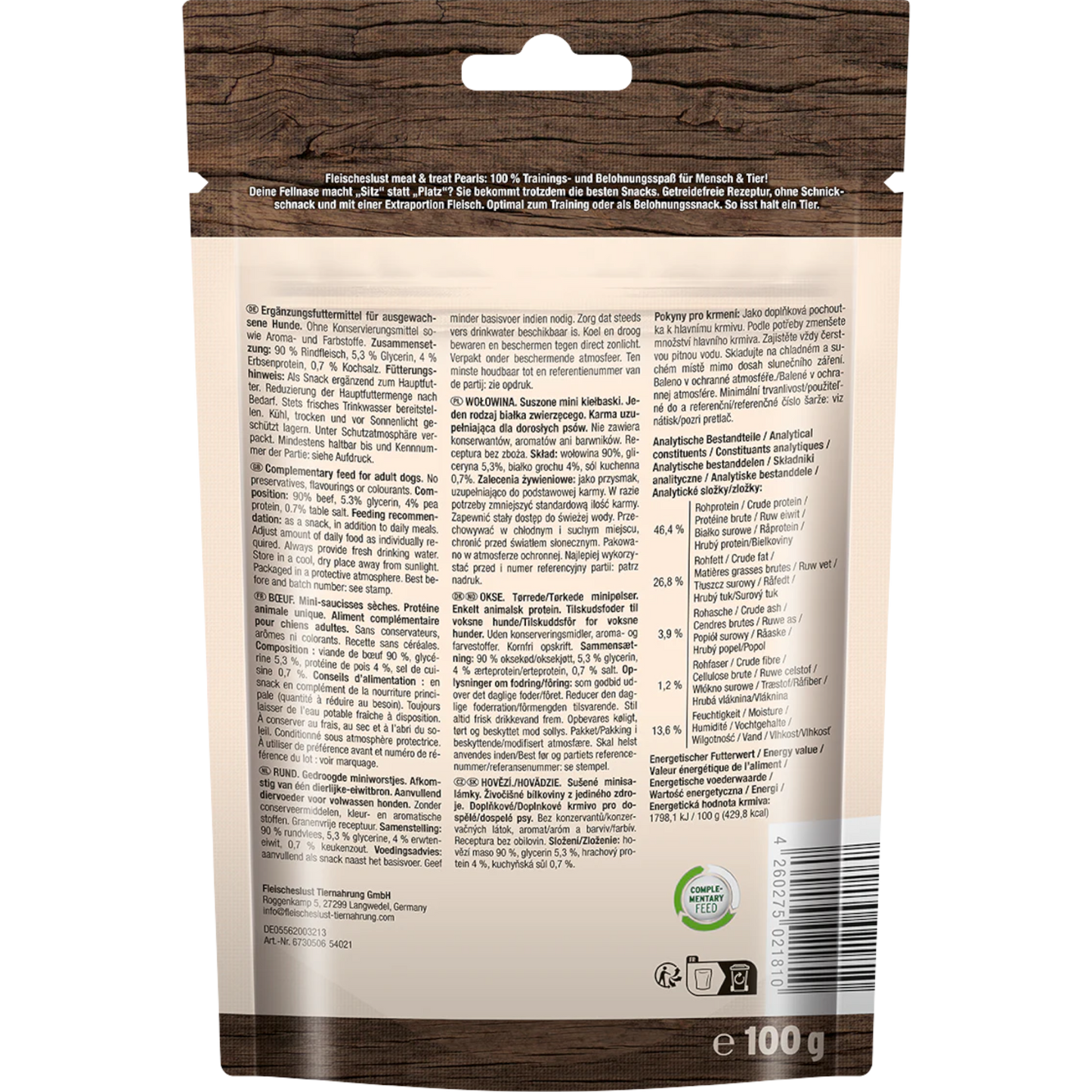 Fleischeslust Dog - Meat & Treat Pearls Rind