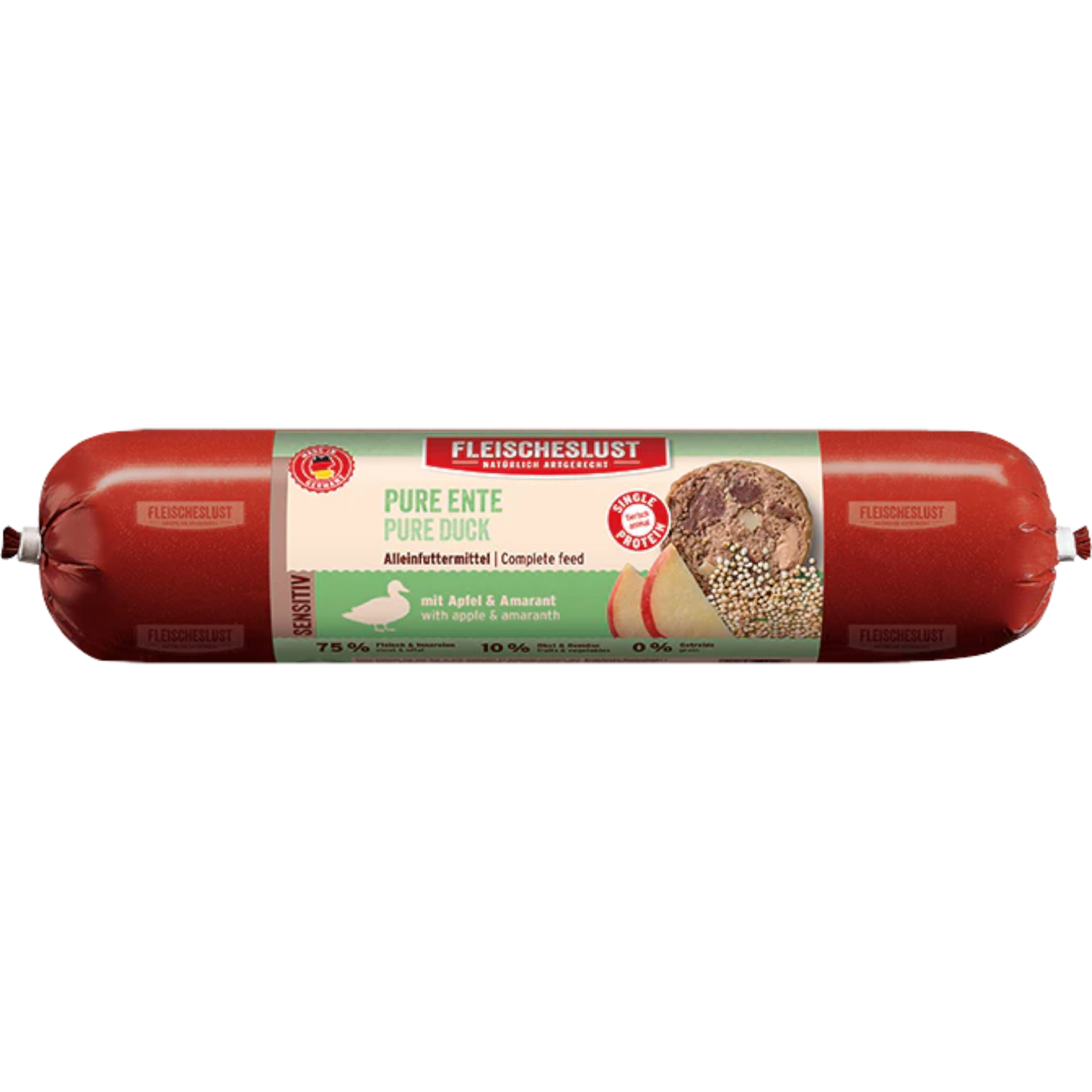 Fleischeslust Dog - Pure Ente mit Apfel & Amarant
