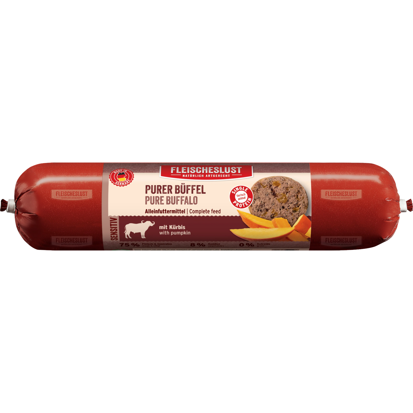Fleischeslust Dog - Purer Büffel mit Kürbis