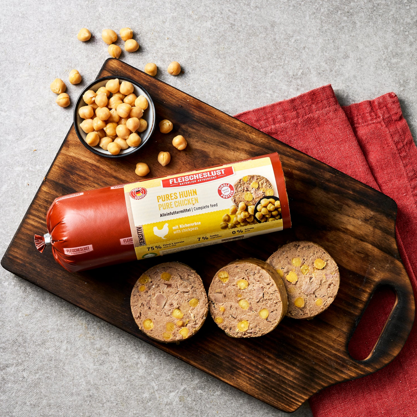 Fleischeslust Dog - Pures Huhn mit Kichererbsen