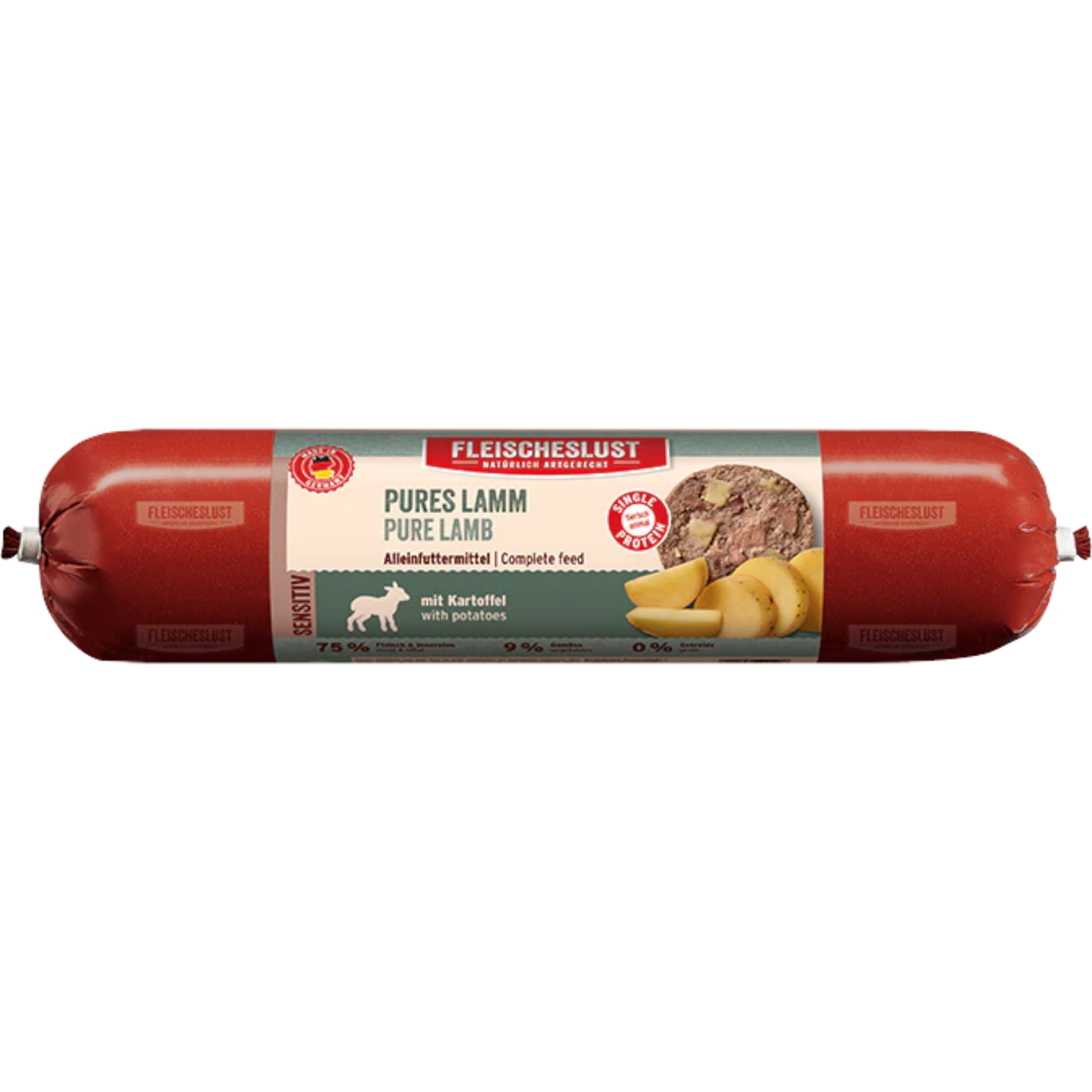 Fleischeslust Dog - Pures Lamm mit Kartoffel