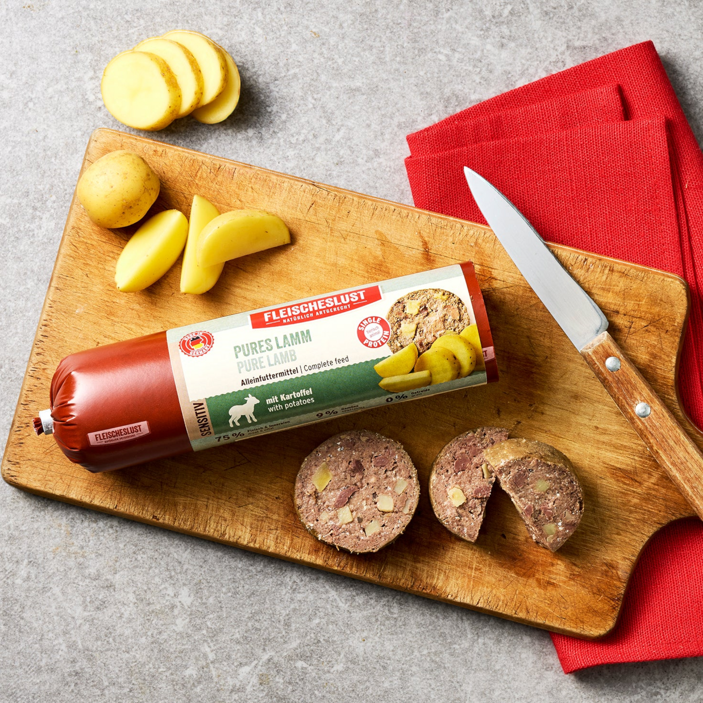 Fleischeslust Dog - Pures Lamm mit Kartoffel