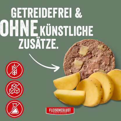 Fleischeslust Dog - Pures Lamm mit Kartoffel