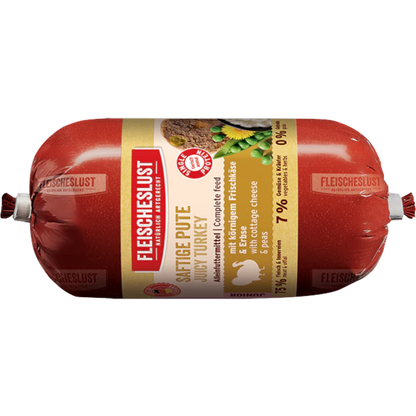 Fleischeslust Dog - Saftiges Pute, körniger Frischkäse & Erbse für Junioren