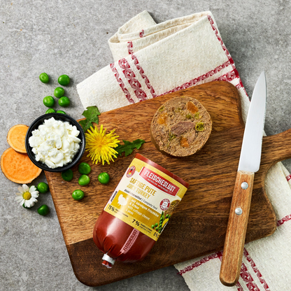 Fleischeslust Dog - Saftiges Pute, körniger Frischkäse & Erbse für Junioren