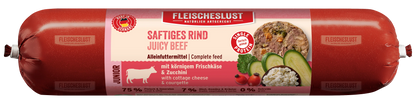 Fleischeslust Dog - Saftiges Rind mit Körnigem Frischkäse & Zucchini für Junioren