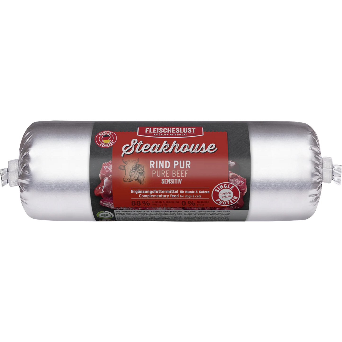 Fleischeslust Dog - Steakhouse Rind Pur