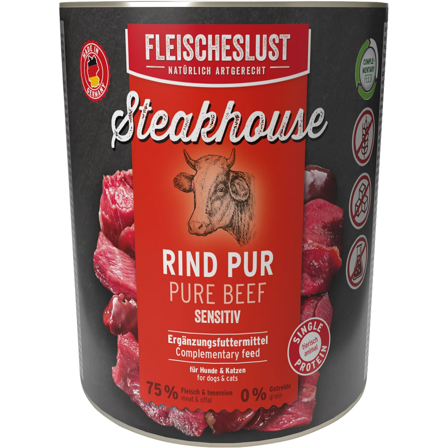 Fleischeslust Dog - Steakhouse Rind Pur