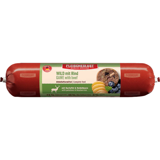 Fleischeslust Dog - Wild mit Rind, Kartoffel & Heidelbeere