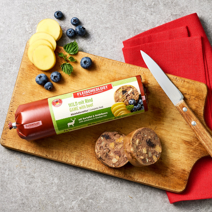 Fleischeslust Dog - Wild mit Rind, Kartoffel & Heidelbeere
