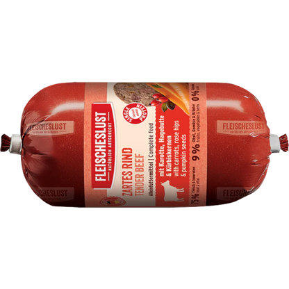Fleischeslust Dog - Zartes Rind mit Karotte, Hagebutte & Kürbiskernen
