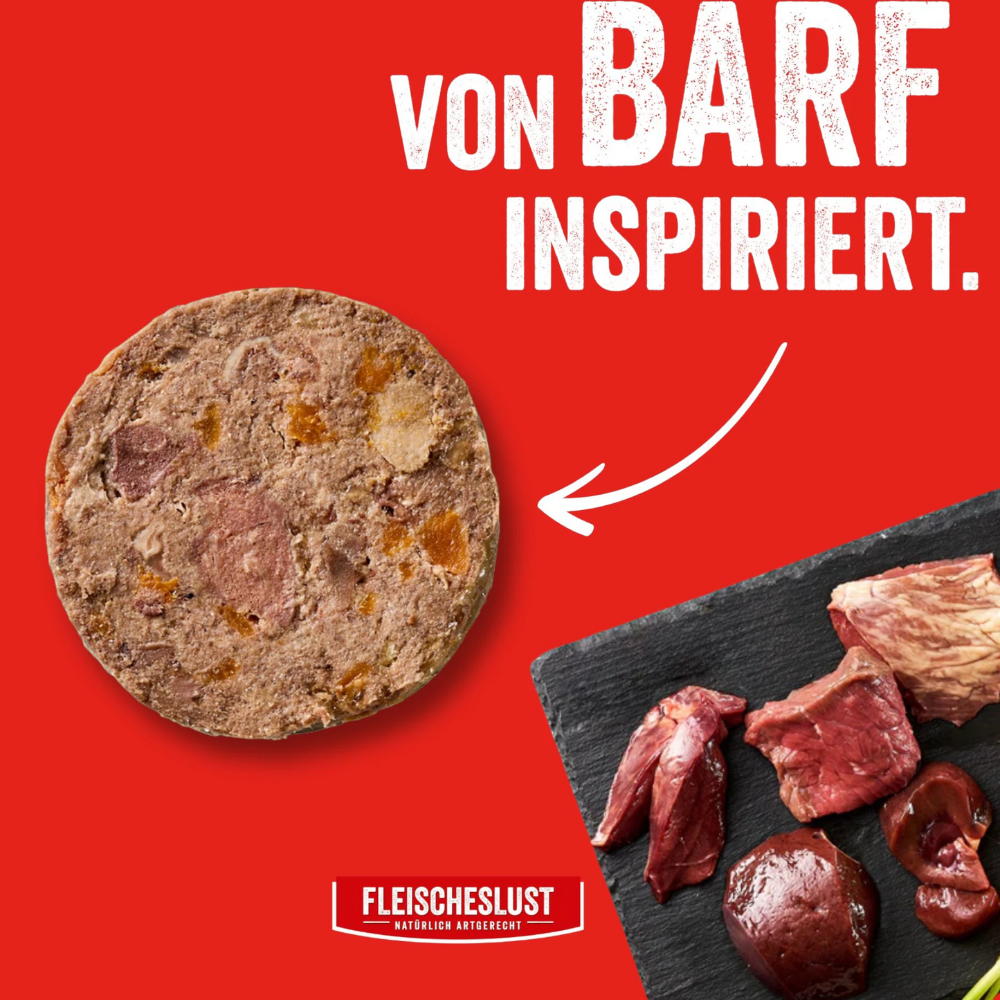 Fleischeslust Dog - Zartes Rind mit Karotte, Hagebutte & Kürbiskernen