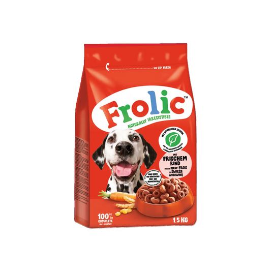 Frolic Rind – Herzhaftes Trockenfutter mit frischem Rind und Gemüse