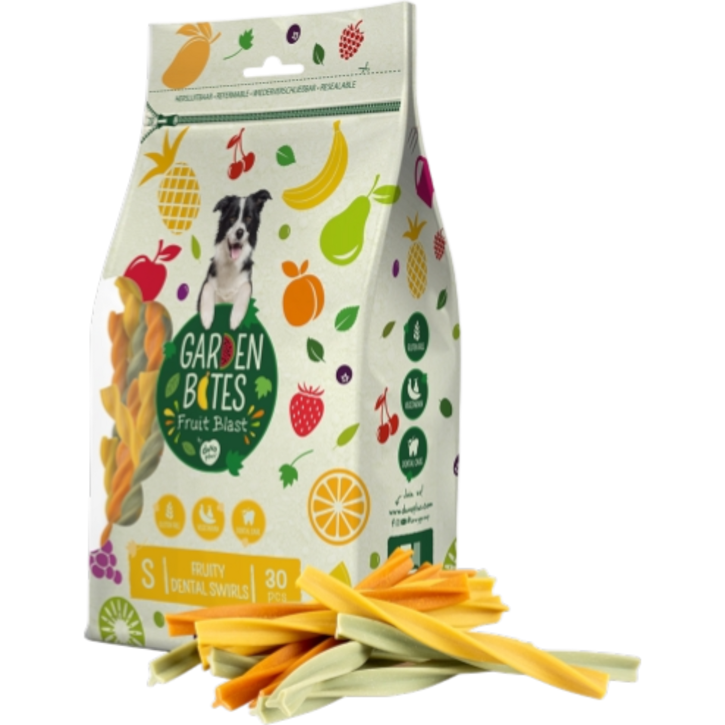 Garden Bites Dog - Fruity Dental Swirls